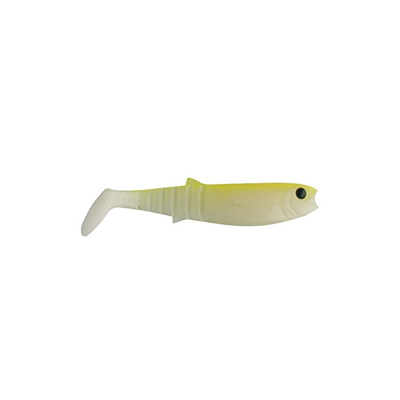 Savage Gear LB Cannibal Shad 8cm - Fluo Yellow Glow