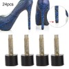 Heel Dowel, Replacement Comfortable Non Slip Heel Tip, 24Pcs for