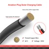 ELFCULB 45A Connector to 2 Pin Aviation Plug Cable 12AWG