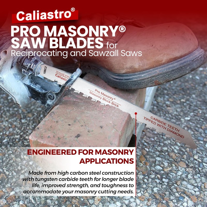 9-Inch Brick, Masonry, Porous Concrete, Engineered Stone Saw Blade for