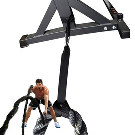 IFOYO Battle Rope Anchor Kit with 2 Durable Straps and 1 Heavy Duty Carabiner for 1.5 or 2 Inch Diameter Battle Rope,Stops Rope Damage and Easy to Use for Crossfit Training