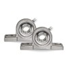Jeremywell UCP204-12 Stainless Steel Pillow Block Bearing (2 Pack), 3/4
