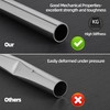 KWOKWEI 2PCS 300mm Stainless Steel Round Tubing, 1” OD, 7/8”