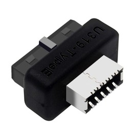 Adaptador de Panel Frontal USB, USB 3.1 Tipo E a USB 3.0 Convertidor de Cabezal de 20 Pines, USB Duradero 3.1 3.2 Tipo C Adaptador de Panel
