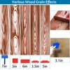 Wood Grain Tool, 9pcs Fake Wood Grain Roller Paint Brushes