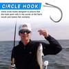 Circle Hooks Saltwater Fishing Hooks Set,110pcs Inline Octopus Circle Hooks