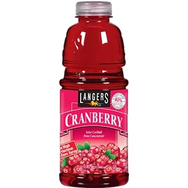 Langers Cranberry Juice Cocktail, 32fl oz (Pack of 12)