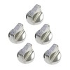 5PCS W11366438 Stove Knobs Replacement for Whirlpool Cooktop Knobs WCG55US0HS00,