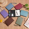 Wason Portfolio A5 Binder Journal with Zipper - Leather pu