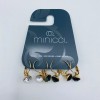 Minicci Set of 3 Pairs of Lever Back Earrings New