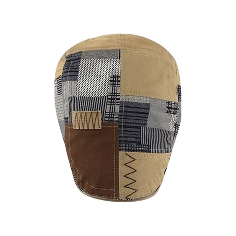 HIQIU Flat Cap Men's Flat Cap Barret Cap, Peaked Cap