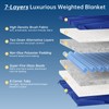 OMYSTYLE Weighted Blanket for Adults (15lbs, 48''x72'') - Twin Size