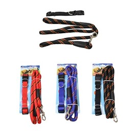 Bahob® Dog Neck Belt Harness and Lead, Heavy Duty Training Lead for Dogs Pet Lead to Stop Pulling on Walks (1 Pack Random Color)