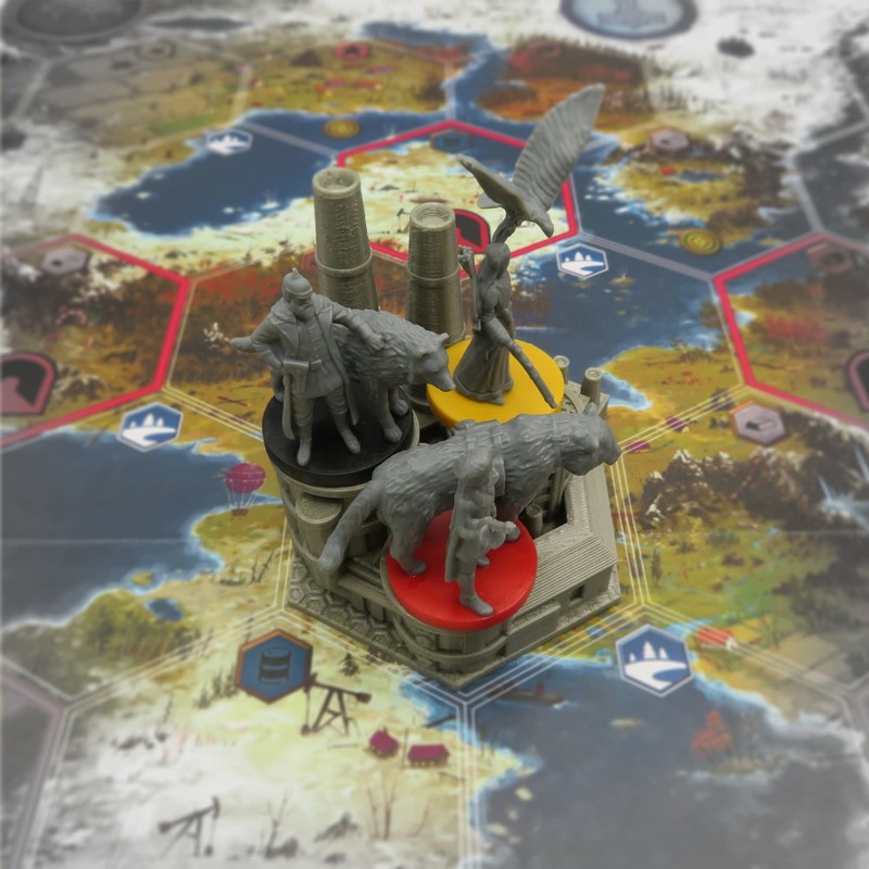 BGExpansions Pack Complet d'Amélioration Pour Scythe - 121 Pièces, SCYT015