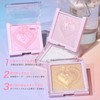 HESBUTY Highlighter Powder, Starlight White, Glitter, Glossy Skin, Transparent, High