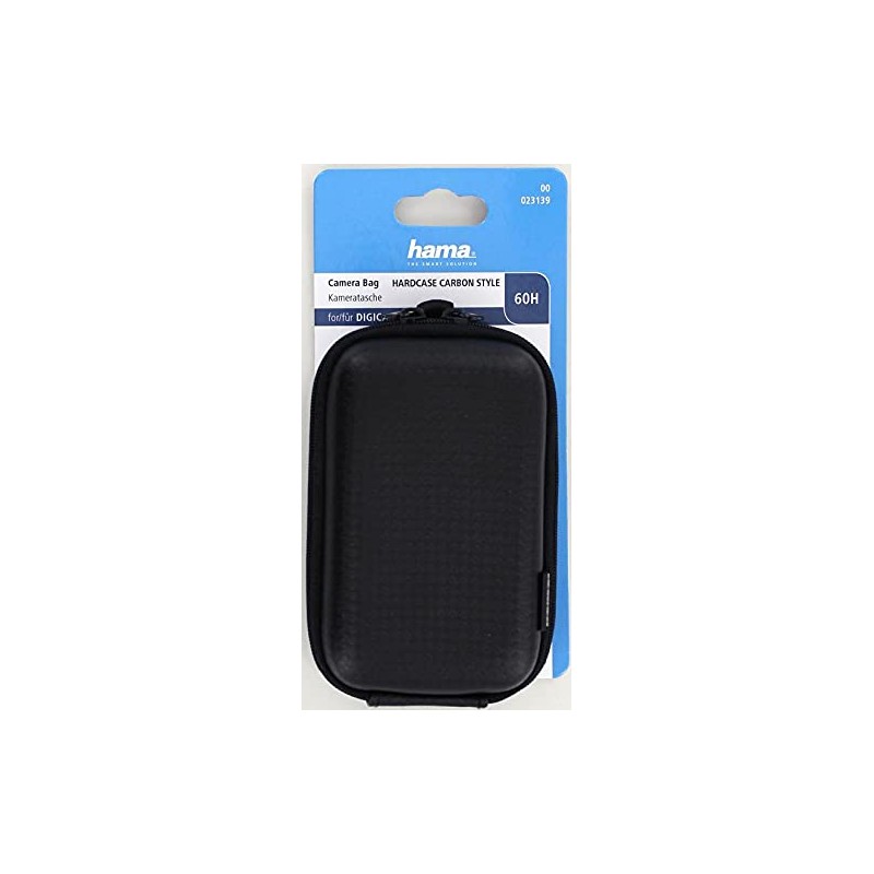Hama Hardcase Carbon Style 60 H Hard Camera Case, black