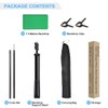 Green Screen Backdrop Kit with Stand, PULUZ 3.2x6.5ft Portable GreenScreen