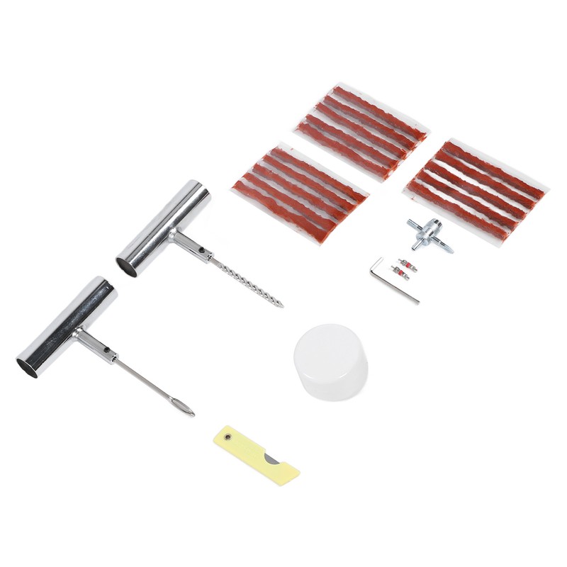 24Pcs Tire Repair Kit Heavy Duty Tire Plug Kit Universal
