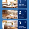 Mini Bear Cooling Fan USB Charging Misting Desktop Fan Table