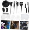 Outanaya 1set Hair Coloring Kit Hair Dye Bowls Brushes Ear