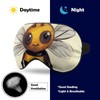 Soft Comfortable Eye Mask Cute Bee Printed Night Sleeping Eye