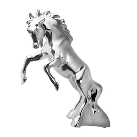 GG Grand General 48120 Chrome Fighting Stallion Hood Ornament