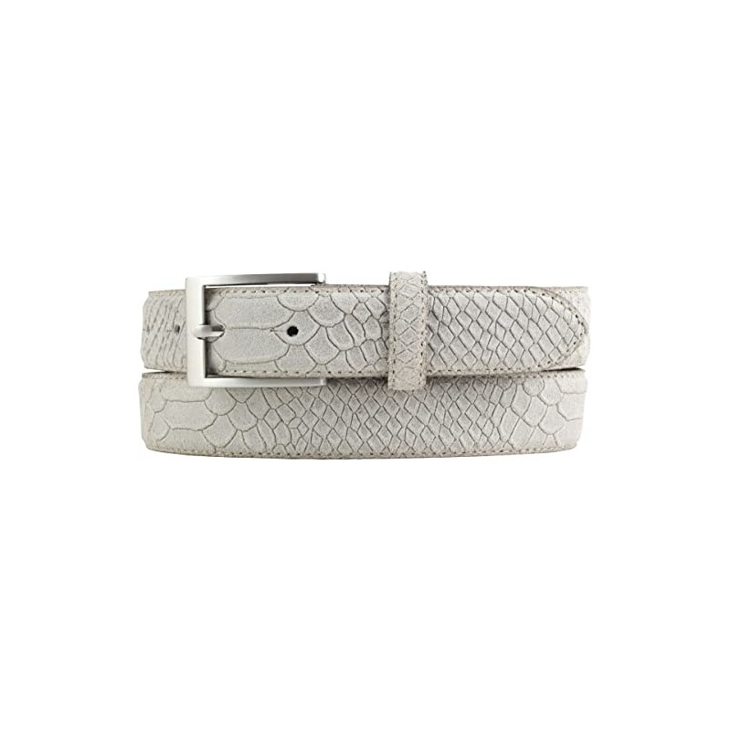 BELTINGER Python Embossed Belt 3 cm Leather Belt for Men