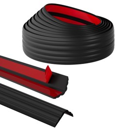 Raycity2.3IN x36FT Flexible Wall Corner Guard & Edge Protector Black 90° Inside & Outside Corner Moulding Trim Caulk Strip Peel and Stick molding Trim for Wall Edge Corner, Ceiling, Countertop