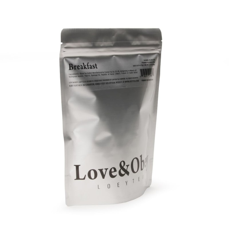LOEYTEA 2g Pyramid Tea Bags (PLA), 30 Count, Total 2.10