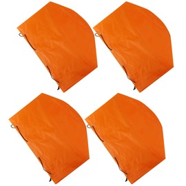 WELURE 4Pcs Engine Covers Dustproof Waterproof Cover Wrap for Weedeater Trimmer - Orange