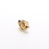 30 Pcs Metal Slotted Slot Valve Cap with Valve Core