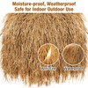 XLX TURF Faux Thatch Grass Roll for Tiki Bar Hut,