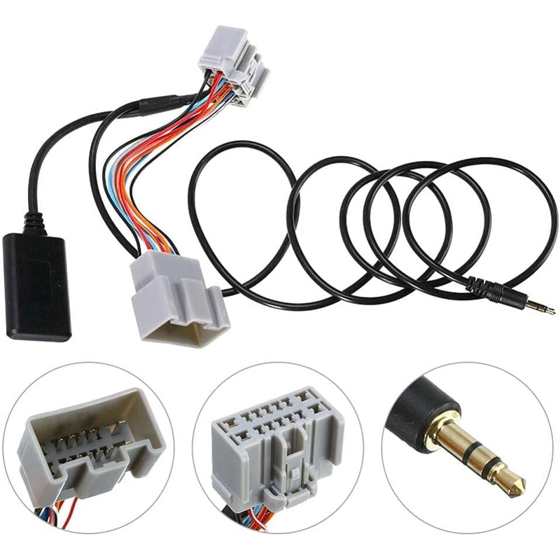 weevoo Car Bluetooth Aux Adapter Cable Radio Cars Electronics Accessories