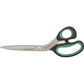 STAHLWILLE 13155 All-Purpose Scissors | Scissors Blades Made of Stainless Steel, Titanium Plated | Scissors for Thin Sheets, Plastics, Leather, Cardboard
