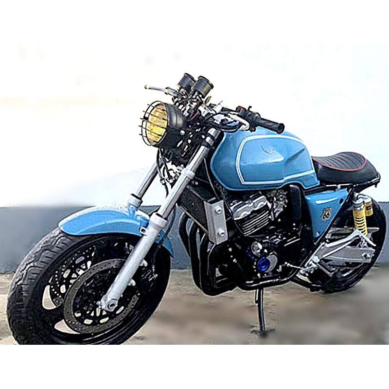 [TradeWind] Motorcycle Headlight Guard Baelite Light Grille Cover American Vintage