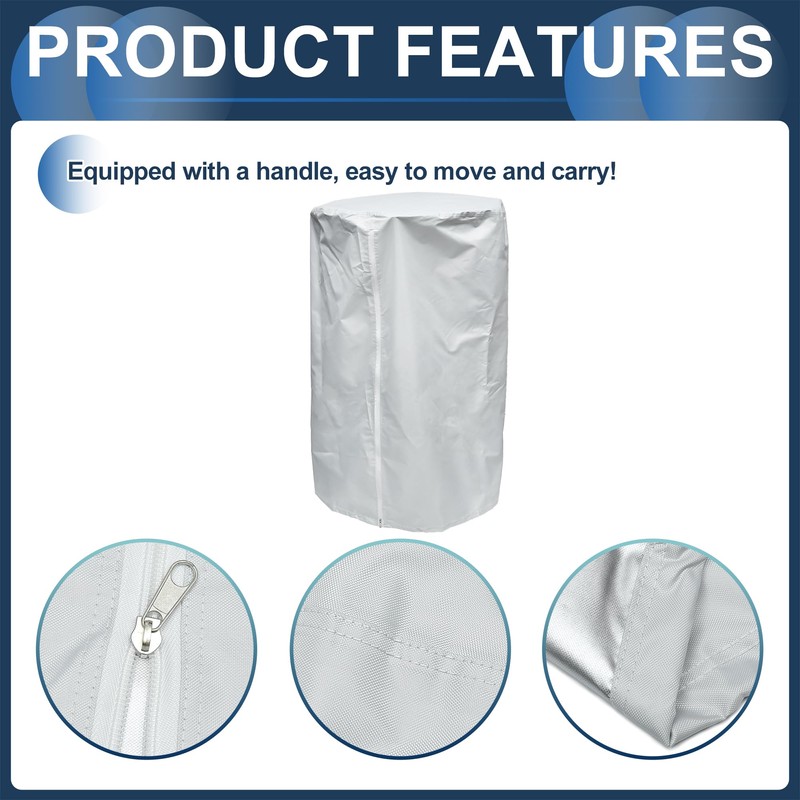 INFINAUTO Tire Cover, 73cm Diameter 110cm Height Light Vehicle Tire