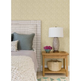 Chesapeake Sandee Dove Medallion Wallpaper, 3125-72311