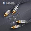 Sonero Premium RCA Audio Cable 2x RCA Male to 2x