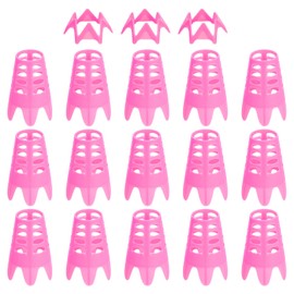 PATIKIL Golf Simulator Tees, 18Pcs Plastic Golf Tees Mat Practice Training for Outdoor Indoor Winter Turf Driving Range, 15 Tall & 3 Small, Red