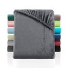 BaSaTex Cashmere Feel Fitted Bed Sheet Similar to Nicky, Teddy,