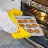 Yellow Oven Gloves Heat Resistant by Kiyotsu: Premium, Double Quilted