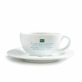 Dilmah, Queensberry Teacup and Saucer, Fine Ceylon Porcelain, 240ml