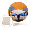 LABRIMP Elegant Rim Design Heat-Resistant PVC Tablecloth Decorative Dining Table