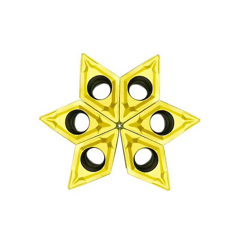 Carbide Inserts for Lathe Tool Holder - 10PCS DCMT21.51 Indexable