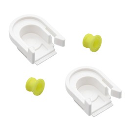 LESHIAUTO 2 Pcs Transmission Shifter Cable Bushing with Cap Compatible with Ford Edge Escape Fusion C-Max Transit Connect Replace# DG9Z-7S004-A KV6Z-7K340-A