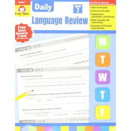Evan Moor Daily Language Review Book, Grade 7