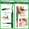 Extensiones De Pestañas Jade Olive Mixta Gruesa Natural Espesor 0.07