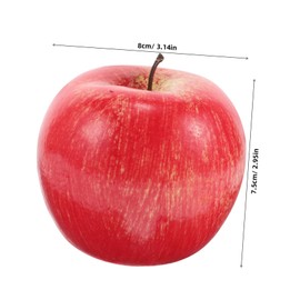 ULTECHNOVO Car Antenna Ball Topper Cute Apple Shaped Car Roof Decoration Unique Vehicle Hood Ornament Durable and Secure Antenna Decoration