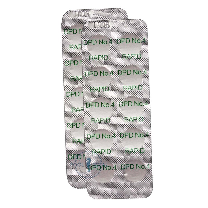 Lovibond DPD 4 Rapid 500 Tablets (50 Strips) by Pool
