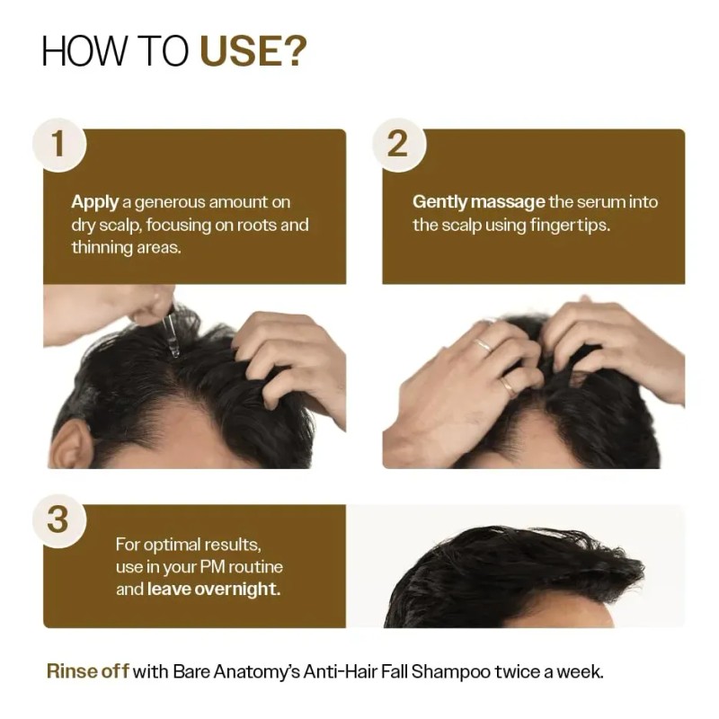 Sérum Avanzado Para El Crecimiento Del Cabello Bare Anatomy